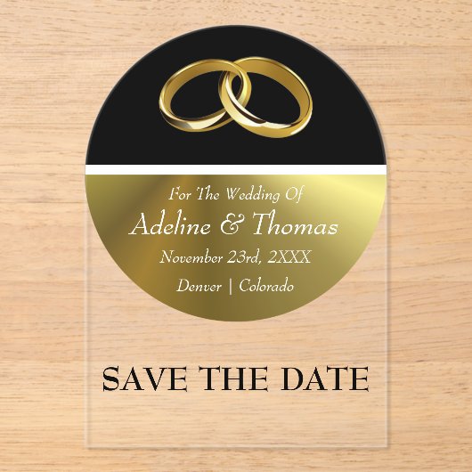 Save the Date Einladung zur Hochzeit (Vorderseite)