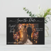 Save the Date Einladung zur Hochzeit (Stehend Vorderseite)