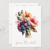 Save the Date Einladung zur Hochzeit. Die Ehe lädt (Vorne/Hinten)