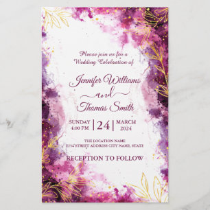 Save the Date Einladung zur Hochzeit Flyer