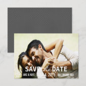 Save the Date/Einladung zur Hochzeit | Wir Date (Vorne/Hinten)