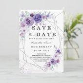 Save the Date Einladung zur Ruhestandsregelung (Stehend Vorderseite)