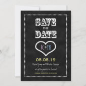 Save the Date Einladung zur Tafel oder Tafel (Vorderseite)