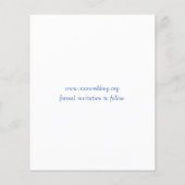 Save the Date Einladungen mit Stilcharakter Flyer (Hinten)