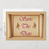 Save the Date Einladungs-Bildlaufankündigung Einladung (Vorne/Hinten)