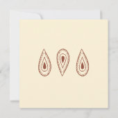 Save the Date Einladungskarte Einladung (Rückseite)