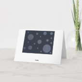 Save the Date Einladungskarten blau glitzer (Rückseite)