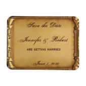 Save the Date einmal Magnet (Horizontal)