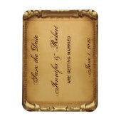 Save the Date einmal Magnet (Vertikal)