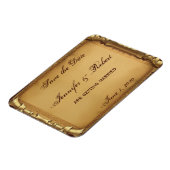 Save the Date einmal Magnet (Linke Seite)