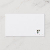 Save the Date Einschließungskartenschablone Visitenkarte (Rückseite)