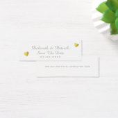 Save the Date Einsteckkarte . Hochzeit weiß (Schreibtisch)