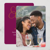 Save The Date | Elegant Couple Fotograf (Vorne/Hinten)