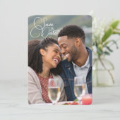 Save The Date | Elegant Couple Fotograf (Stehend Vorderseite)