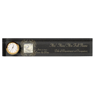 Save the Date Elegant Gold Foil Dots Skript ausseh Namensplakette
