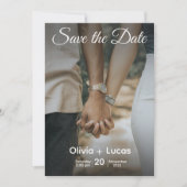  Save the Date – Elegant Wedding Invitation Design Einladung (Vorderseite)