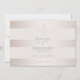 Save The Date Elegante, moderne Perlen