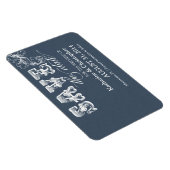 Save the Date elegante Vintage Magnete (Rechte Seite)