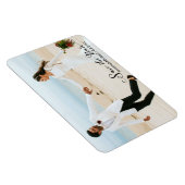 Save the Date, elegantes, handgeschriebenes Hochze Magnet (Rechte Seite)