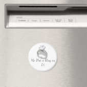 Save the Date/Er klingelte drauf Magnet (In Situ (Geschirrspüler))
