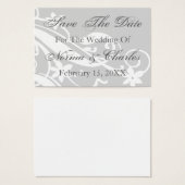 Save the Date Erinnerung Hochzeitstag Einladungska (Vorne & Hinten)