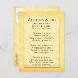 Save the Date-Erntedank-Postkarte Ankündigungspostkarte