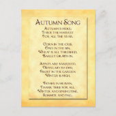 Save the Date-Erntedank-Postkarte Ankündigungspostkarte (Vorderseite)