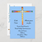 Save the Date - Erste Heilige Kommunion (Junge) -  (Vorne/Hinten)