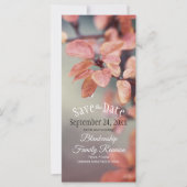 Save the Date Familie Wiedersehen Autumn Leaves Bo (Vorderseite)