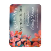 Save the Date Familie Wiedersehen Autumn Leaves Bo Magnet (Vertikal)