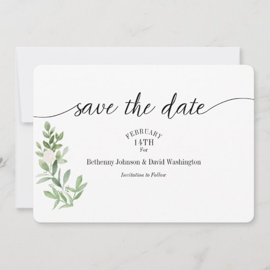 Save the Date Farbe der Karte (Vorderseite)