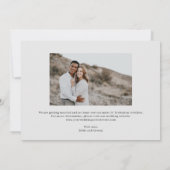 Save the Date Farbkarte für das bearbeitbare Wreat Dankeskarte (Rückseite)