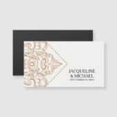 Save the Date Favoriten Braut in Groom-Verlobung Magnetkarte (Vorne/Hinten)