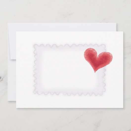 Save the Date fein gedrucktes Papier mit Prägung d (Rückseite)