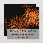 Save the Date Feuerwerkskündigung 2 (Vorne/Hinten)