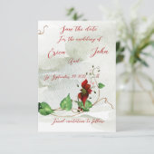 Save the Date flach (Stehend Vorderseite)