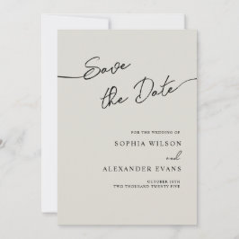 Save the Date Flachkarte für eine Boho Chic Hochze