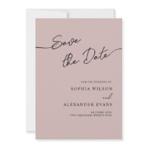 Save the Date Flachkarte für eine Boho Chic Hochze