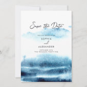 Save the Date Flachkarte für eine Boho Chic Hochze (Vorderseite)