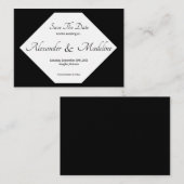 Save the Date Flachkarte Mitteilungskarte (Vorne/Hinten)