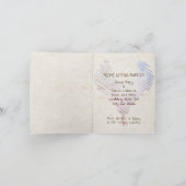 Save the Date Flaschenpost Karte (Innenseite)