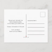 Save the Date floral mexikanische Fiesta Royal Blu Ankündigungspostkarte (Rückseite)