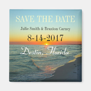 Save the Date - Florida-Sonnenuntergang - FERTIGEN Magnet