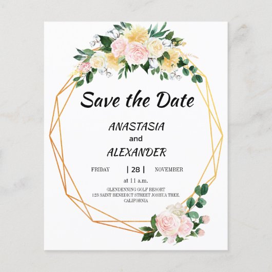 Save the Date Flyer (Vorne)