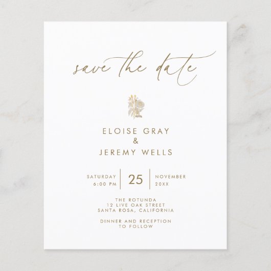 Save the Date | Flyer Bella (Vorne)