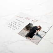 Save the Date Foil Einladung (Gedreht)