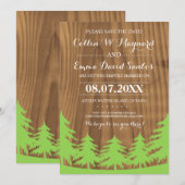 Save the Date Forest Wedards (Vorne/Hinten)