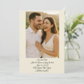 Save the Date Foto (Stehend Vorderseite)