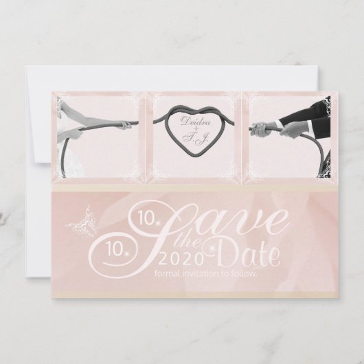 Save the Date Foto (Rückseite)