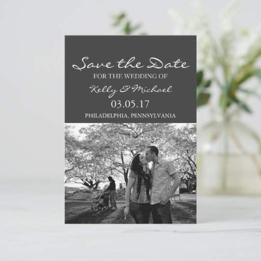 SAVE THE DATE - FOTO (Stehend Vorderseite)